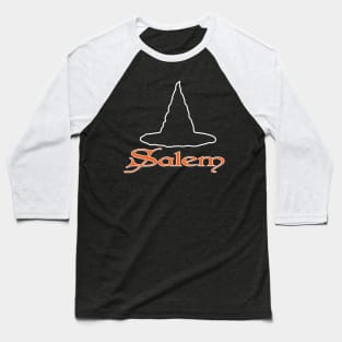 Salem Witch Hat Baseball T-Shirt